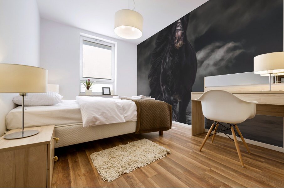 Through The Storm Mural print